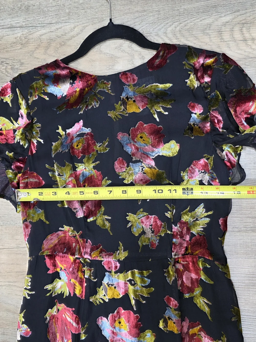 RIXO VELVET FLORAL GOWN SIZE 2 MSRP $675 - Picture 13 of 13